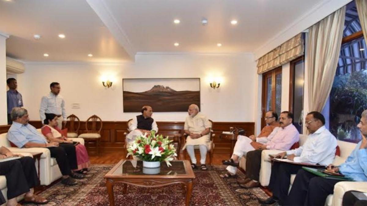 Modi reviews Kashmir unrest; Omar questions Muftis absence from meet